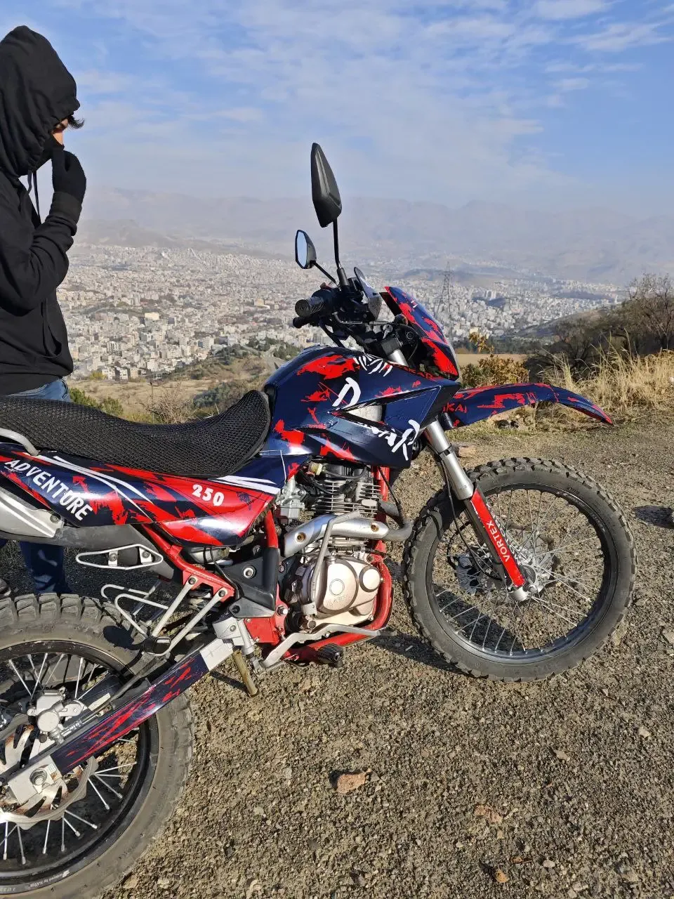 Mountain motorcycling