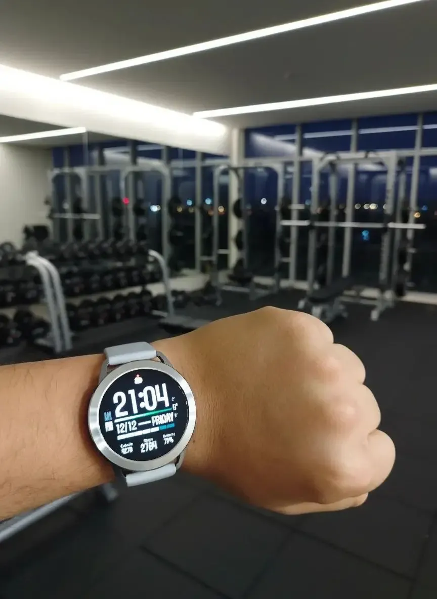 At the gym